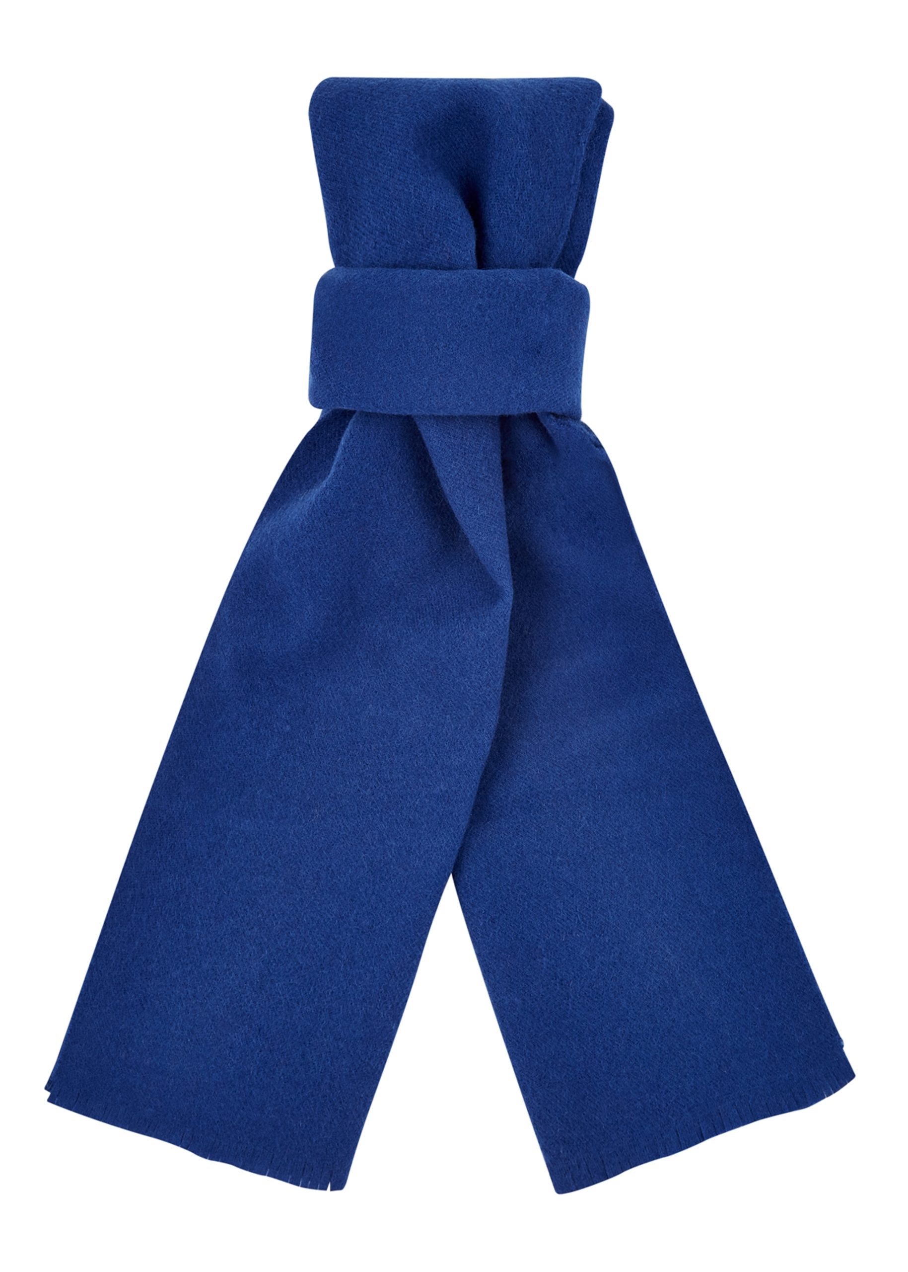 Roderick Charles men’s lambswool scarf in royal blue