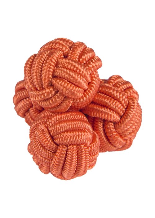 Roderick Charles silk knot in orange