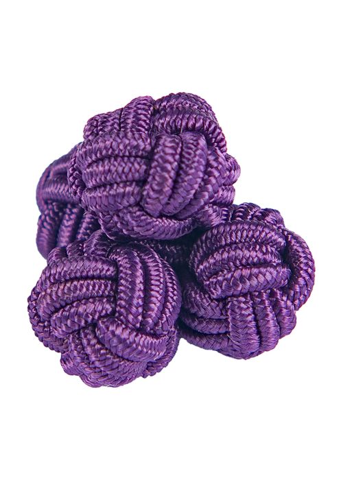 Roderick Charles silk knot in purple