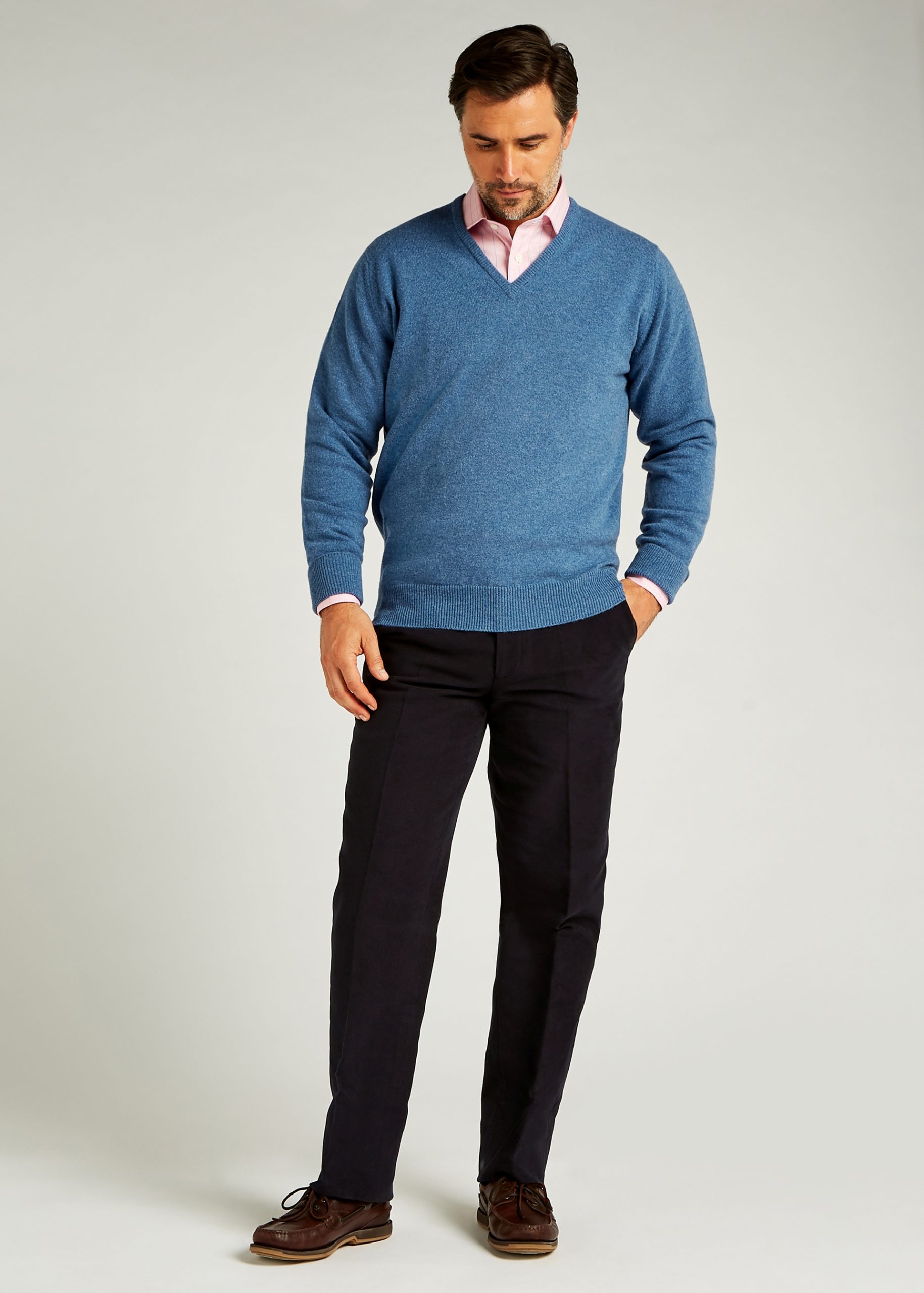 Roderick Charles lambswool sweater in Clyde