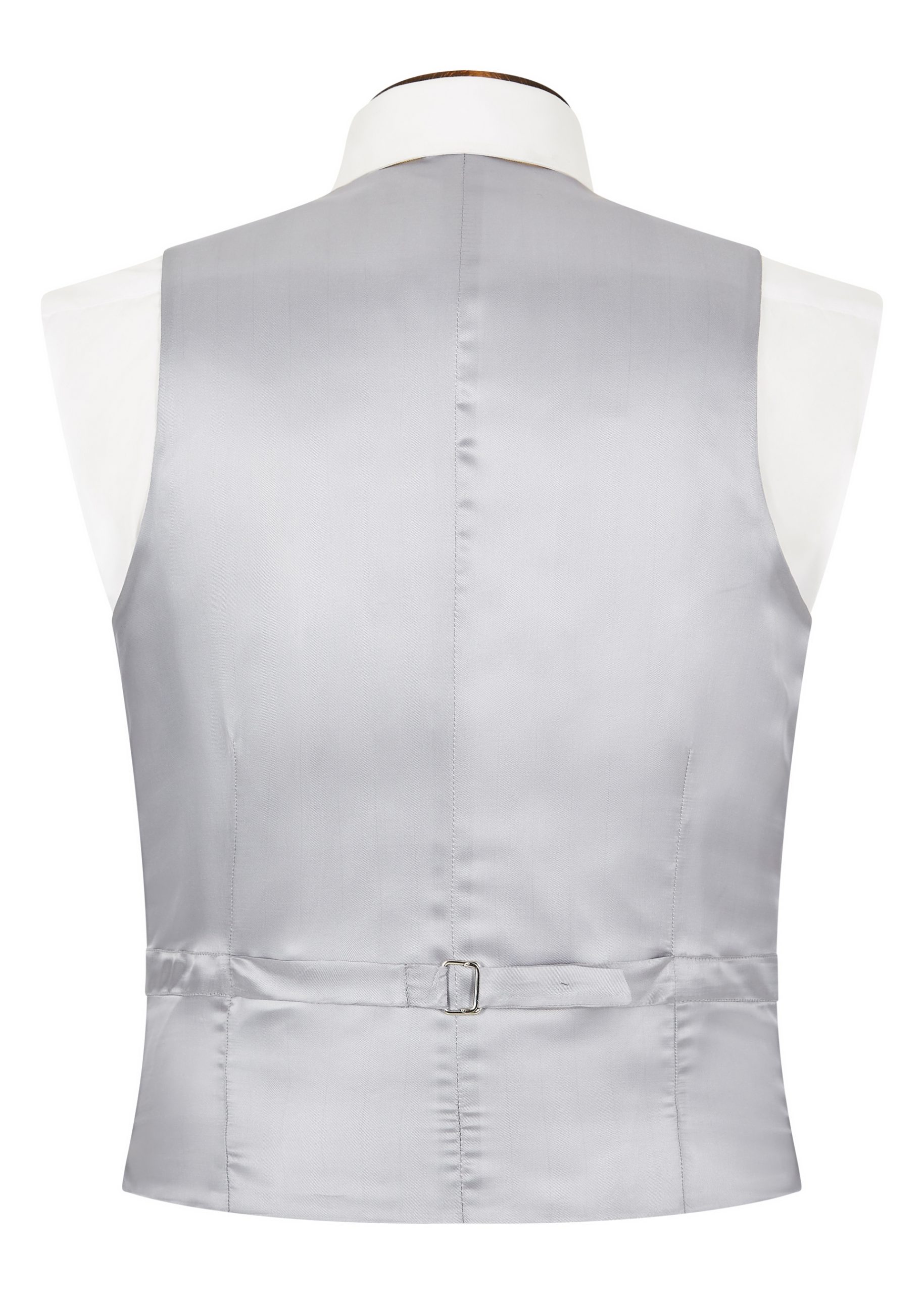 Roderick Charles grey formal waistcoat with six buttoned front