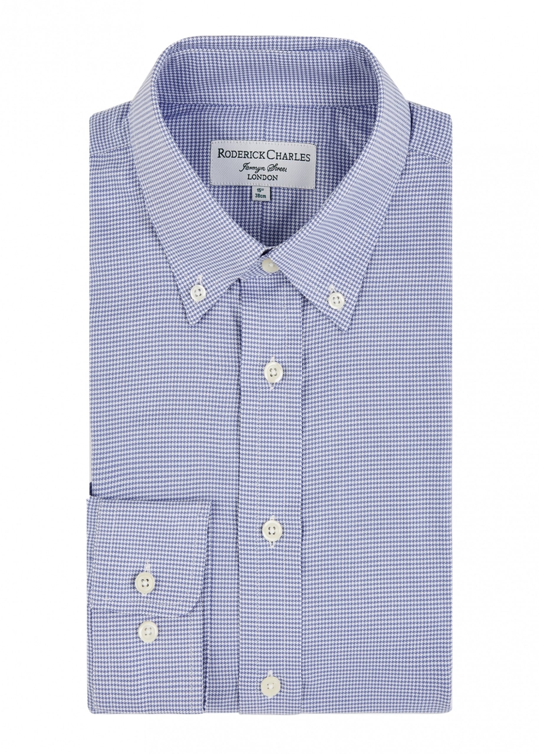 Roderick Charles blue button down shirt