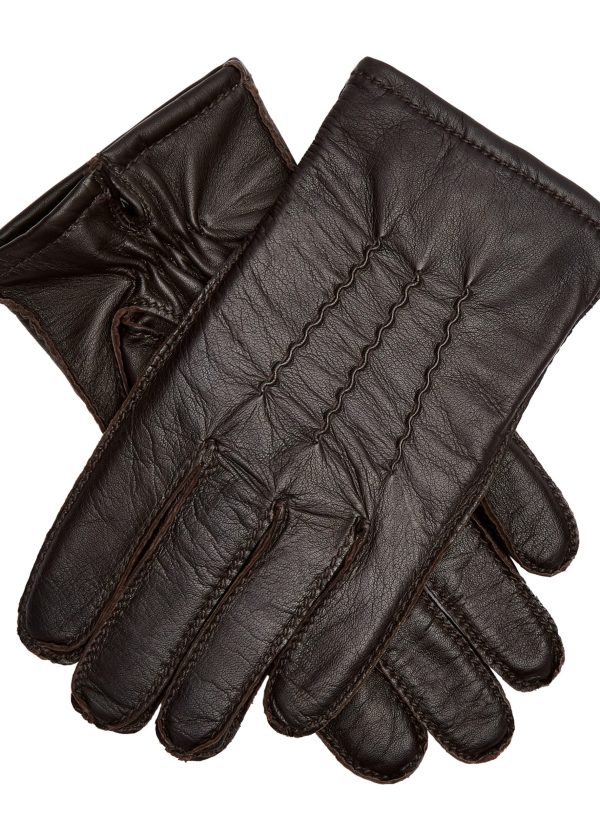 Roderick Charles men's leather brown gloves