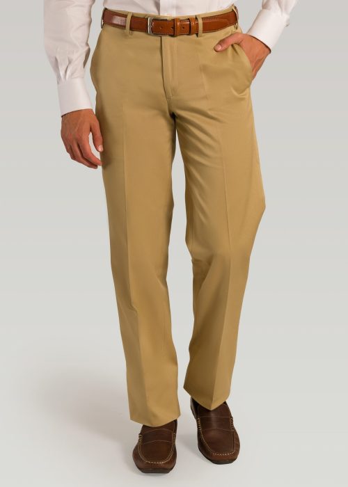 Roderick Charles putty cotton trousers