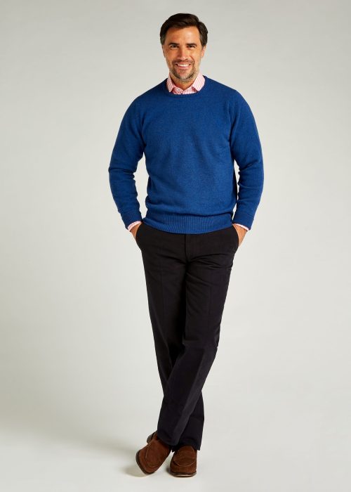Roderick Charles crewneck lambswool sweater in Persian
