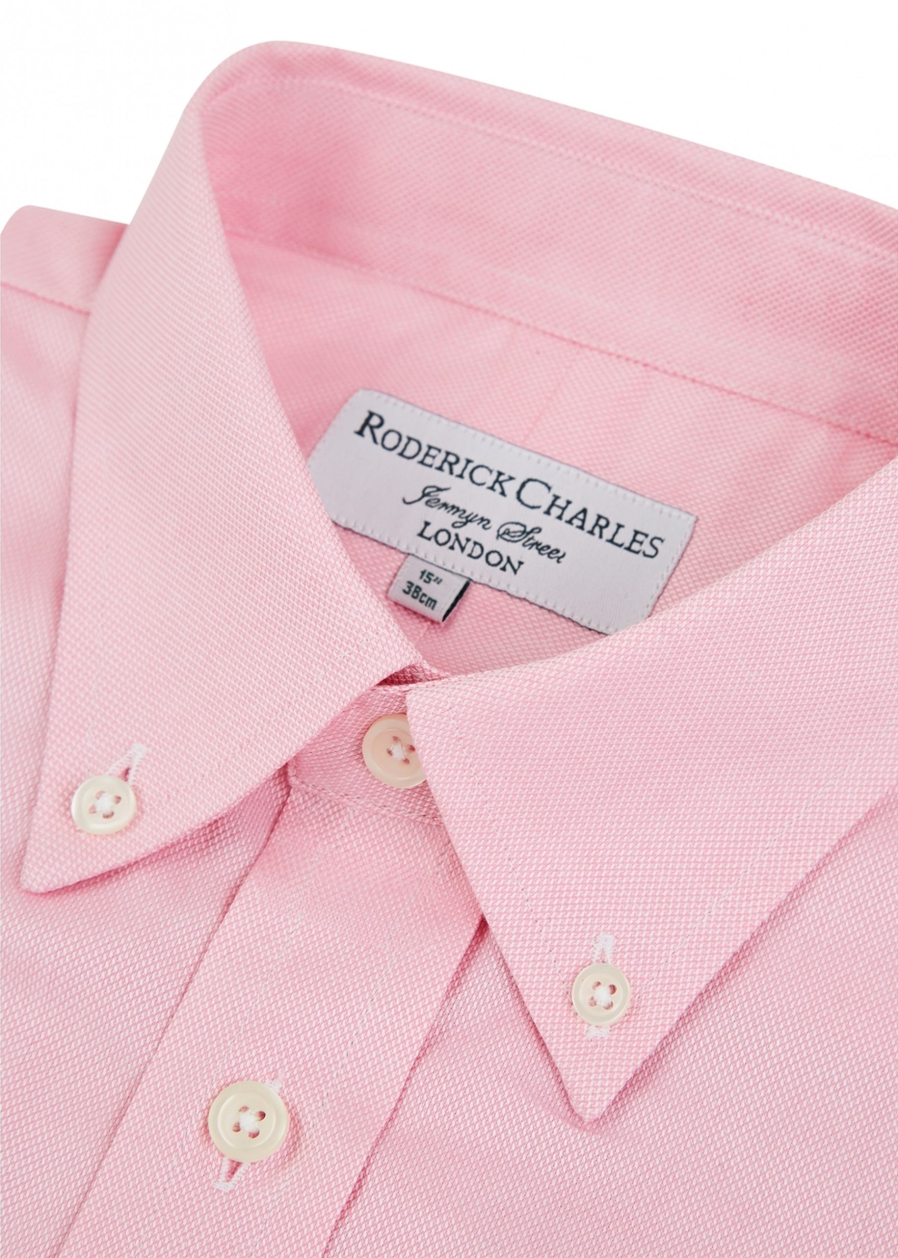 Roderick Charles pink single cuff shirt