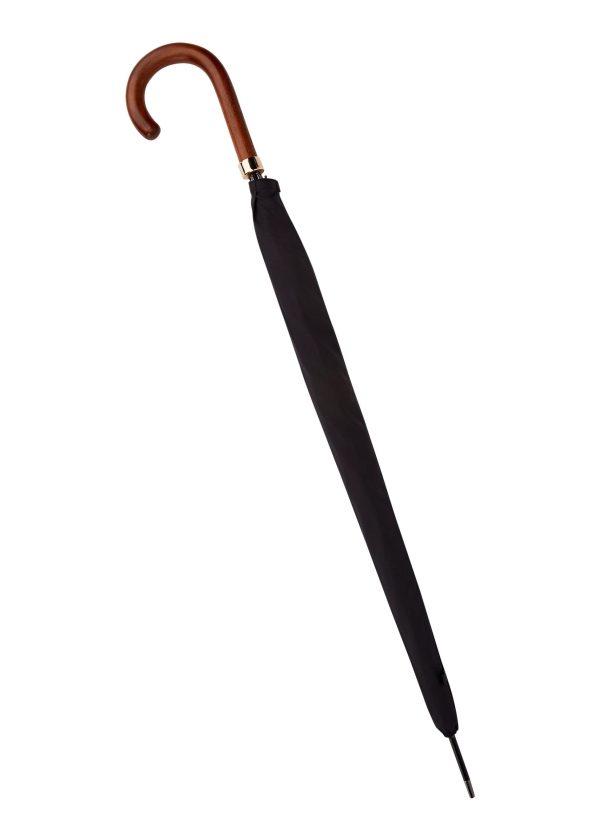 Roderick Charles umbrella with polished dark handle perfect for the city