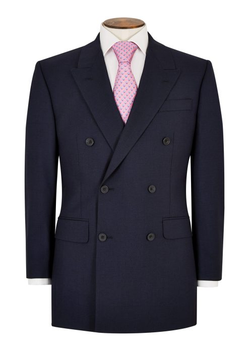 Roderick Charles double breasted blue suit jacket