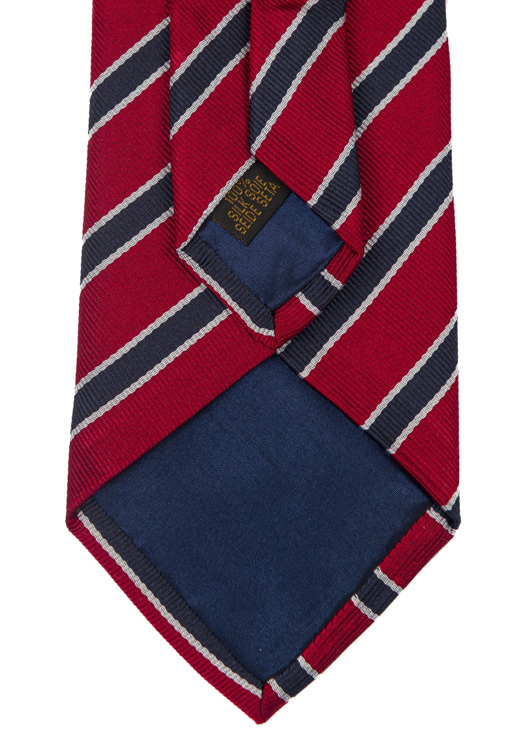 Roderick Charles men’s red block stripe tie