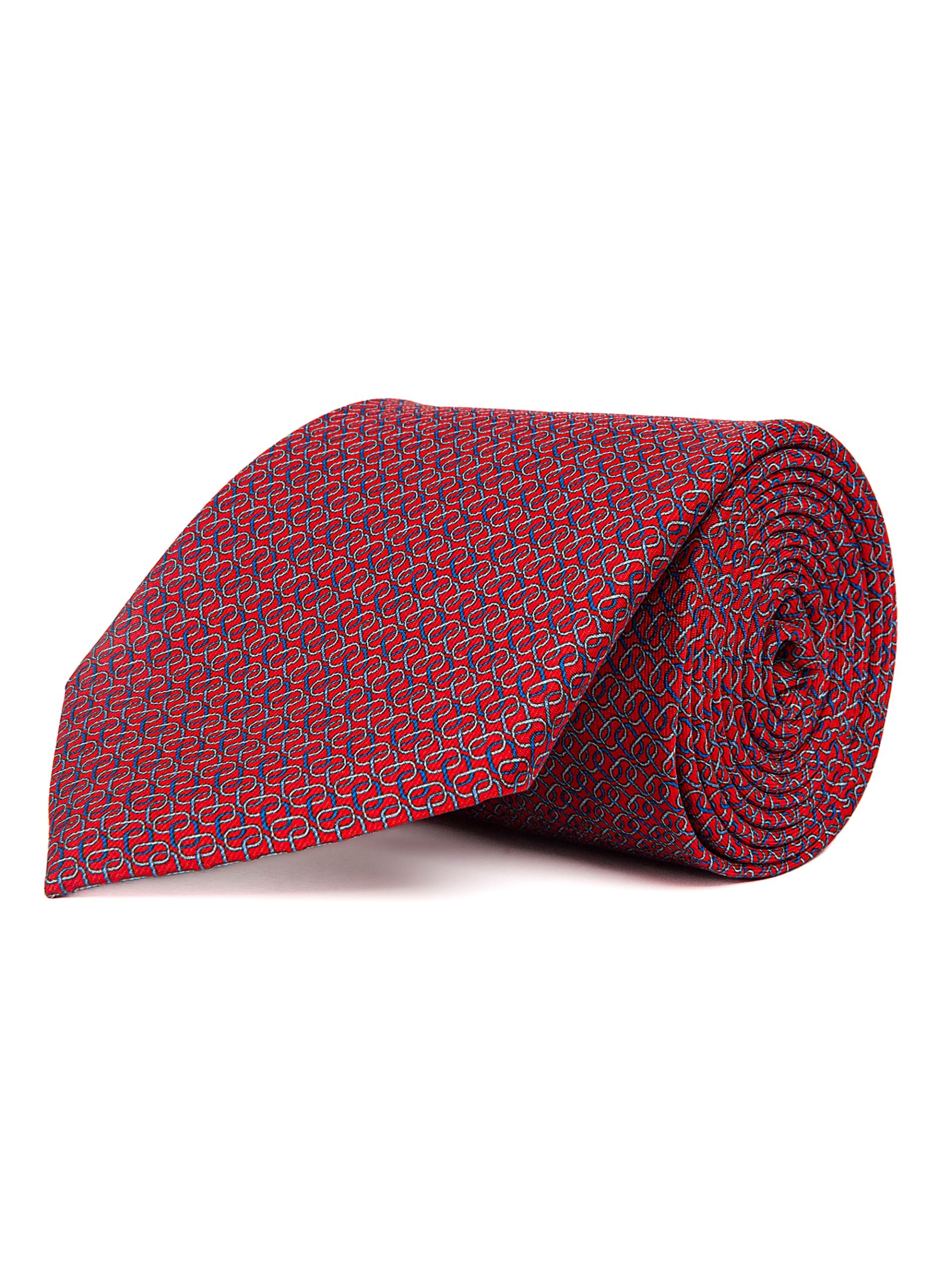 Roderick Charles red and blue London tie