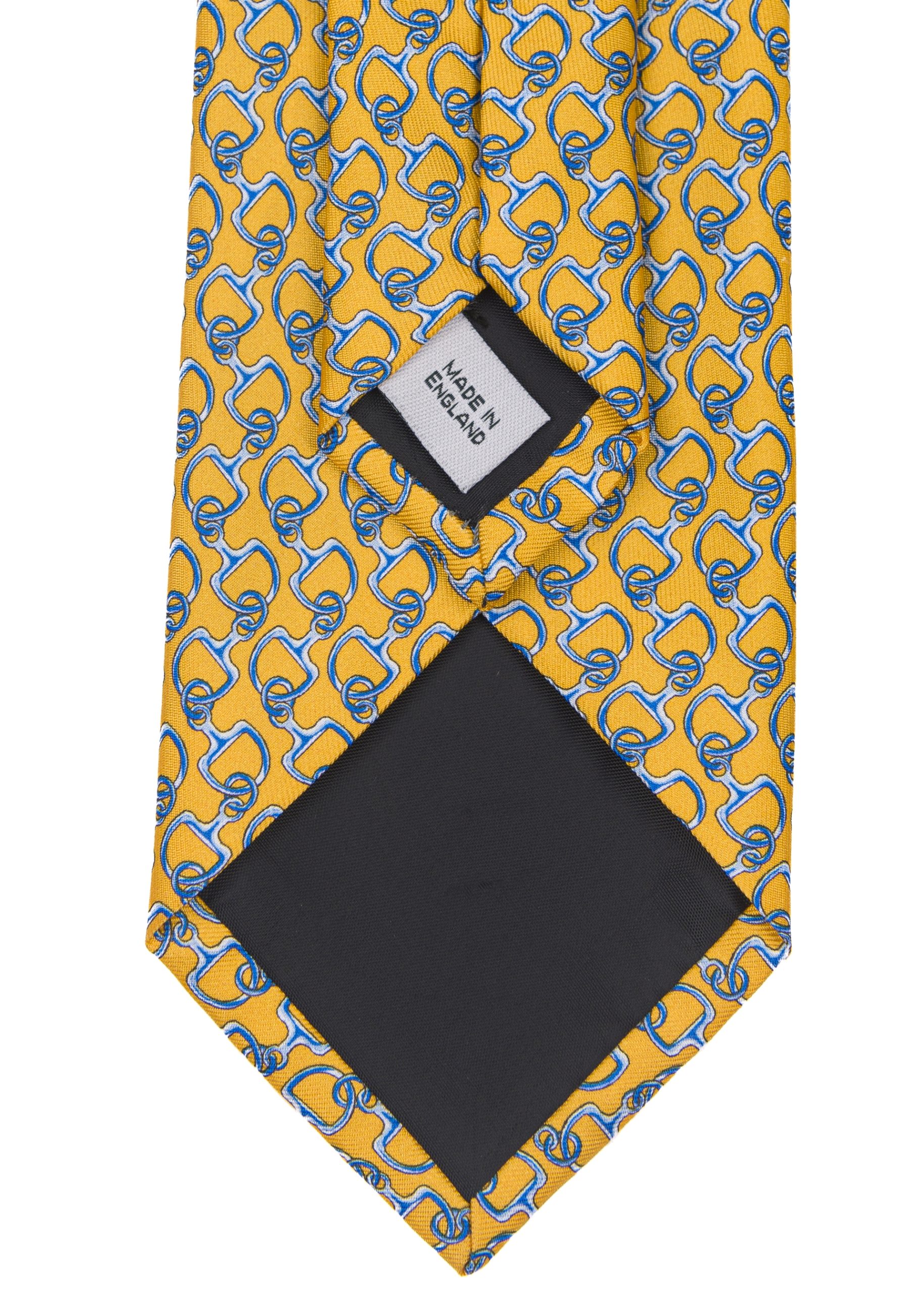 Roderick Charles patterned yellow and blue tie