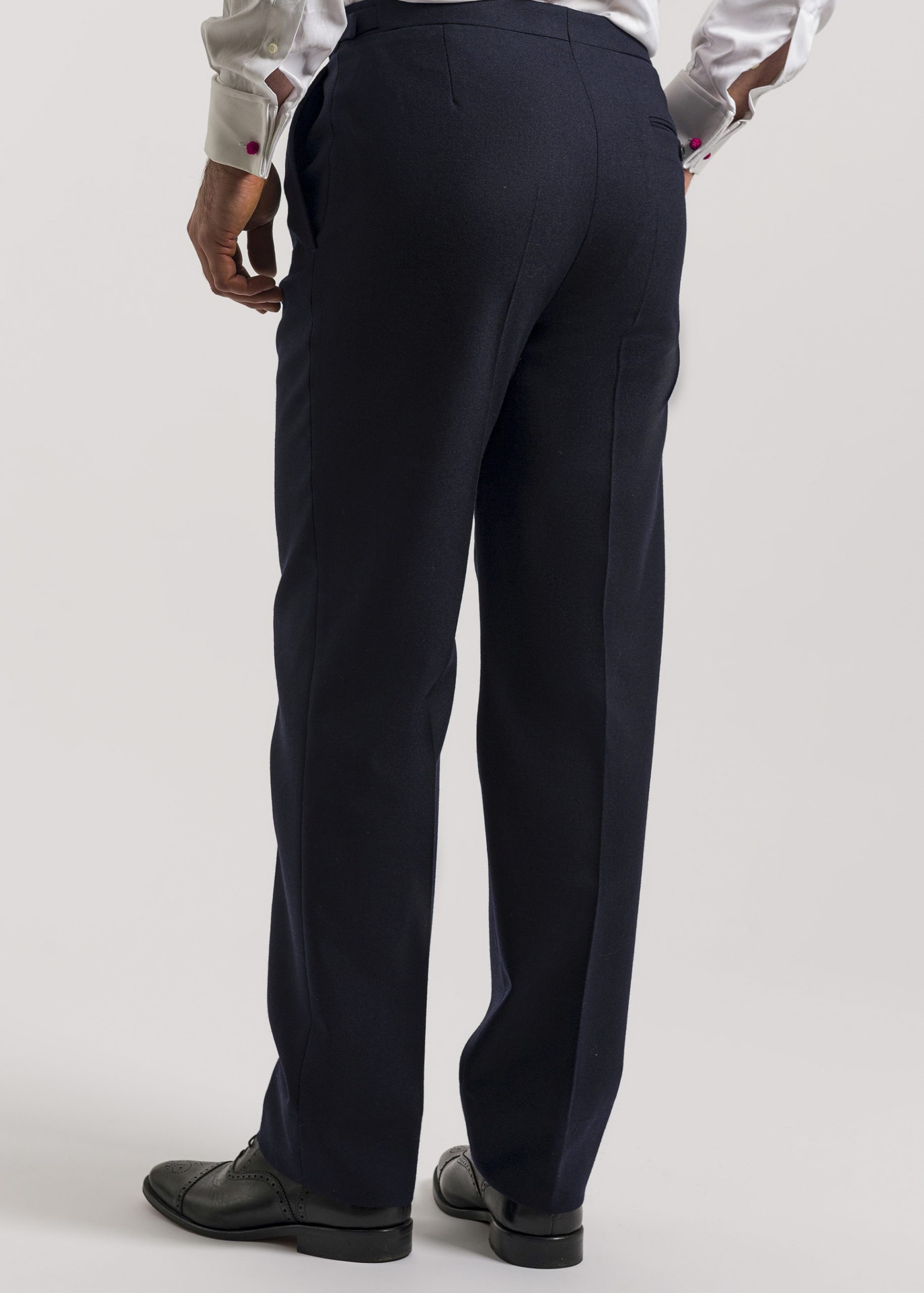 Roderick Charles classic fit navy suit trousers