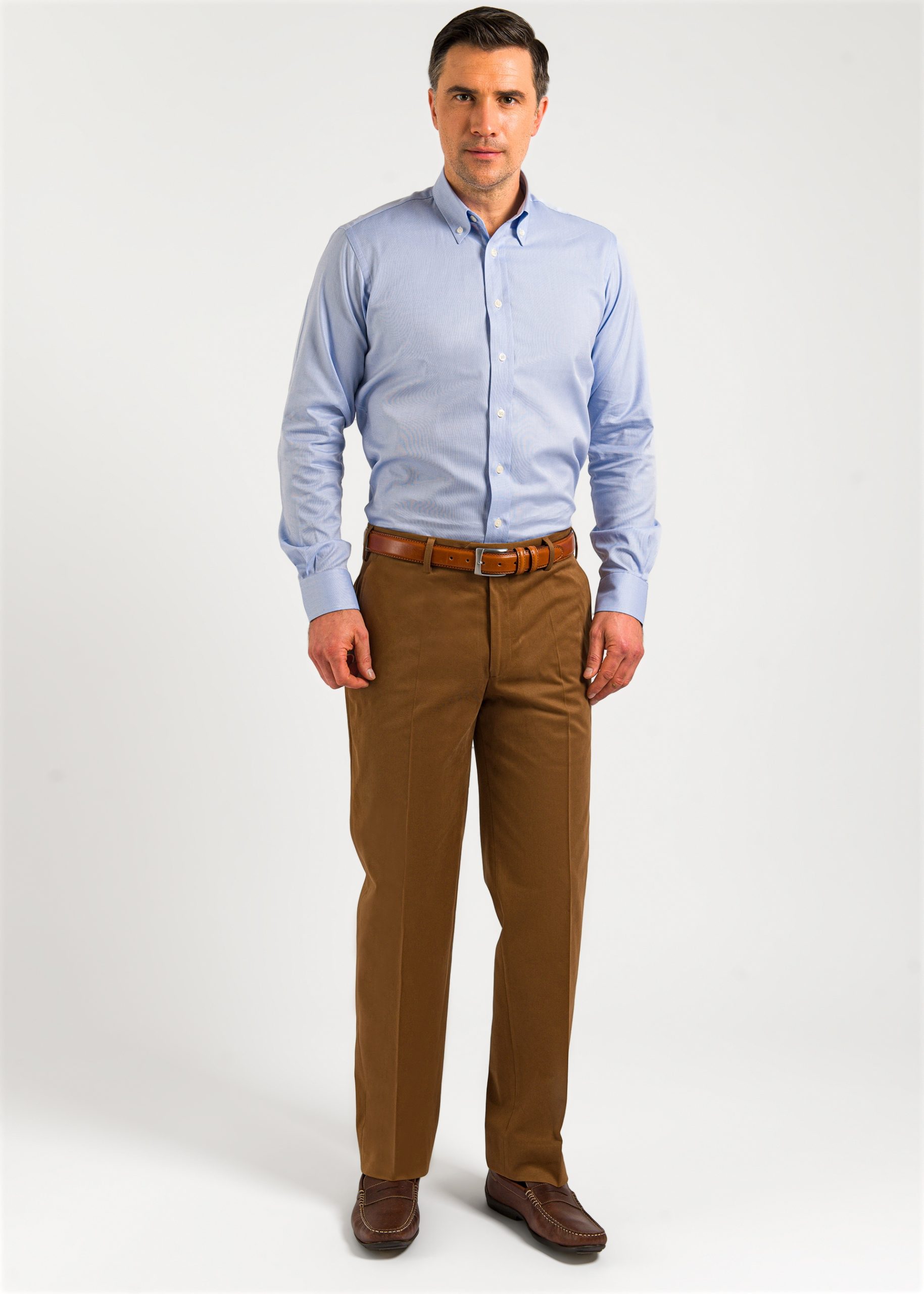 Ginger Stretch Cotton Trousers - Roderick Charles