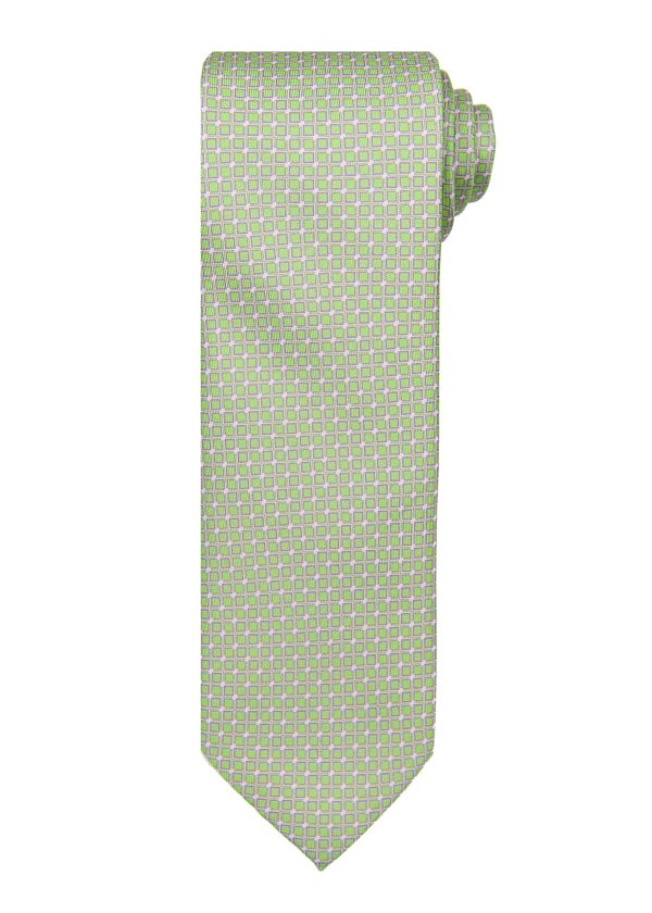 Roderick Charles green and blue diamond patterned tie