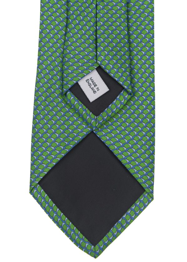 Men's green and blue Roderick Charles tie