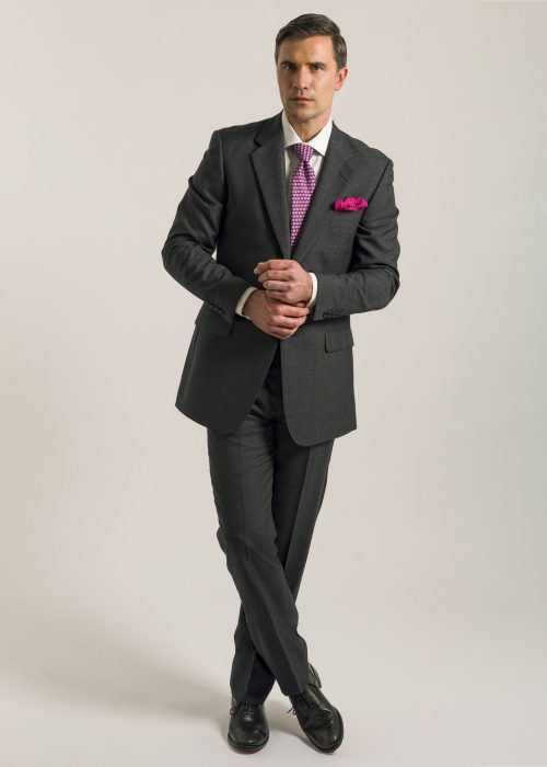 Men's London formal Grey Glen suit