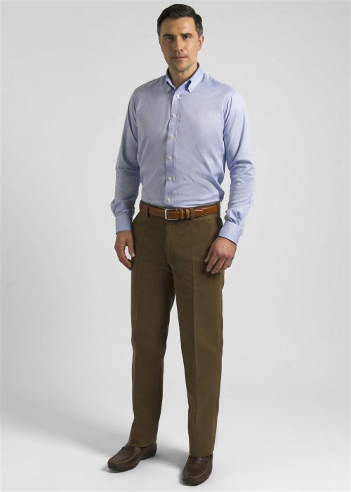 Brown Moleskin Trousers