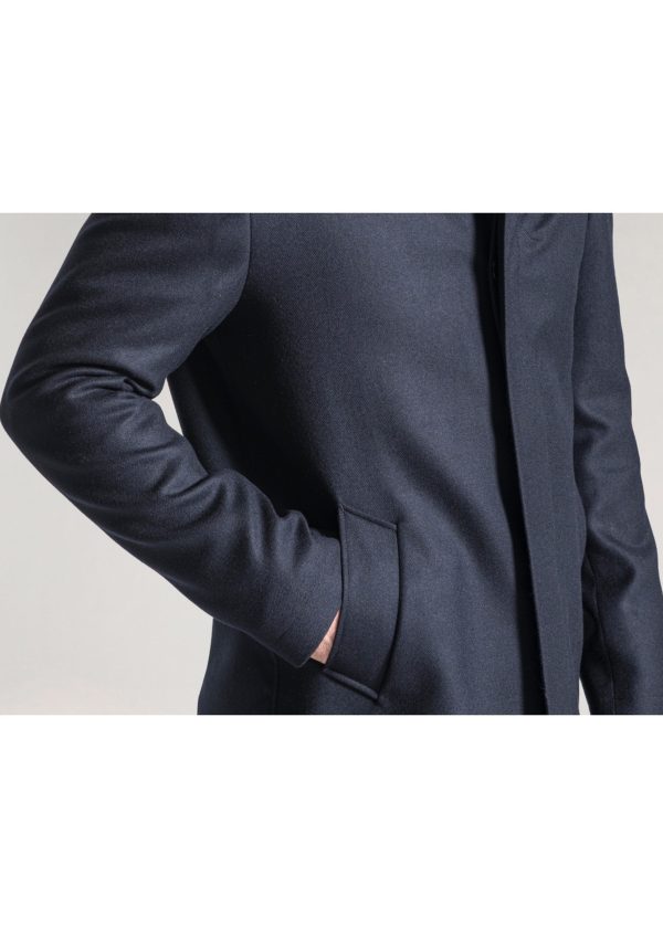 Pure navy deals coat