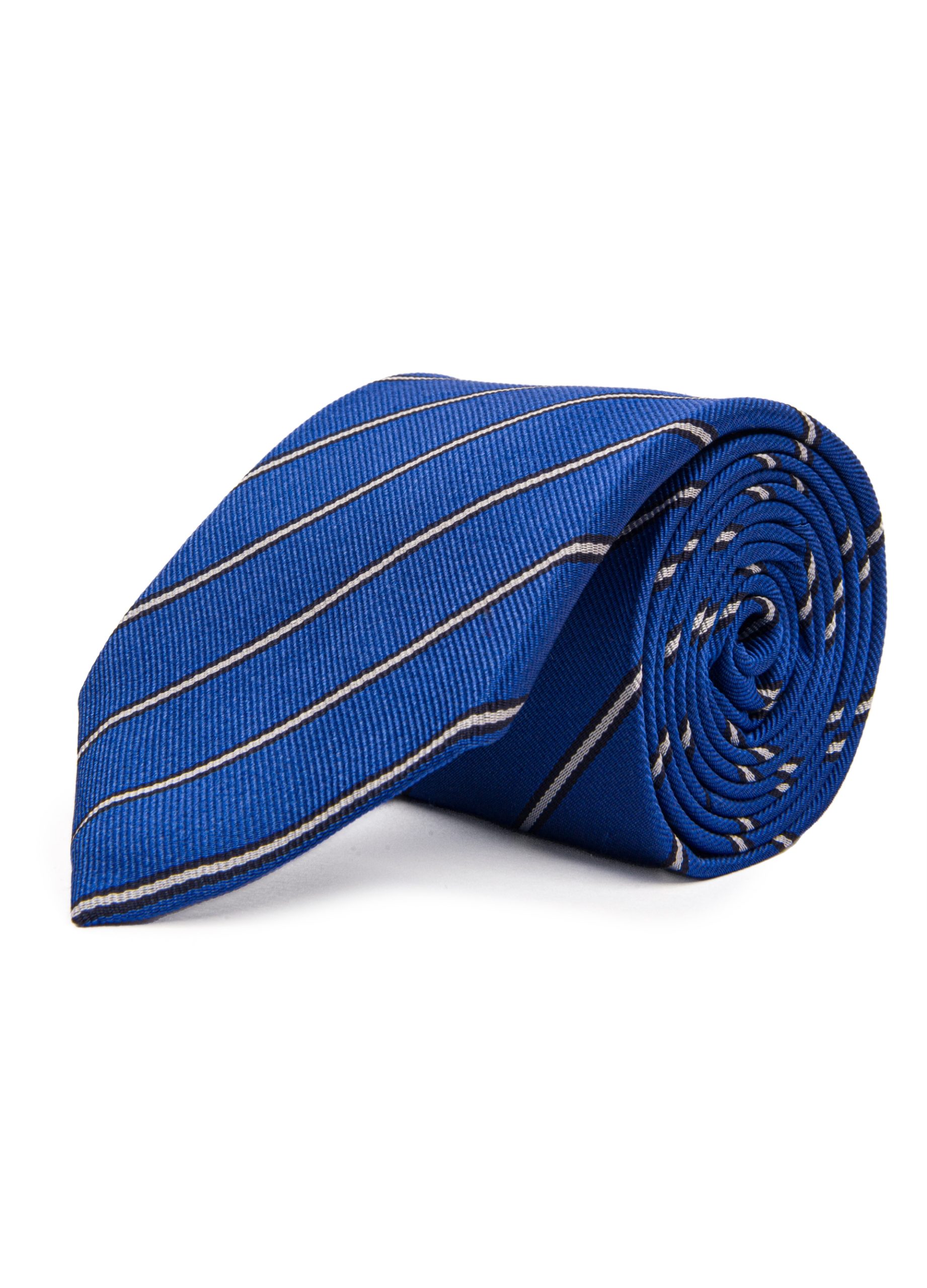 Roderick Charles navy stripe tie