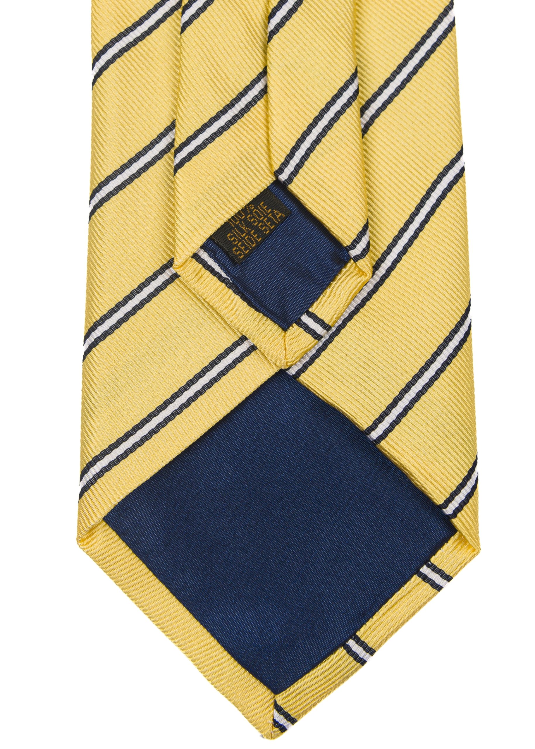 Men’s silk navy striped tie