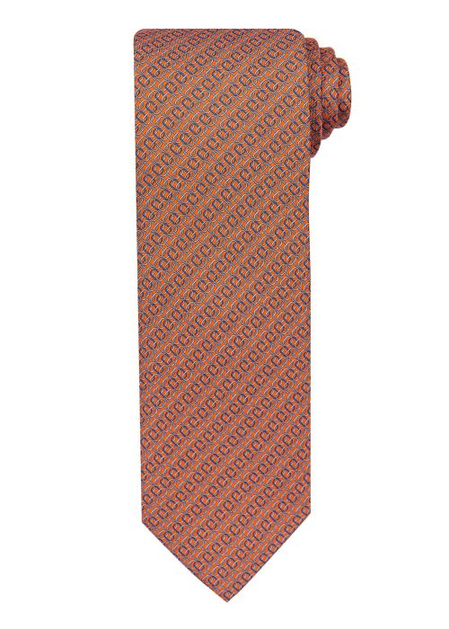 Roderick Charles multi ring patterned tie