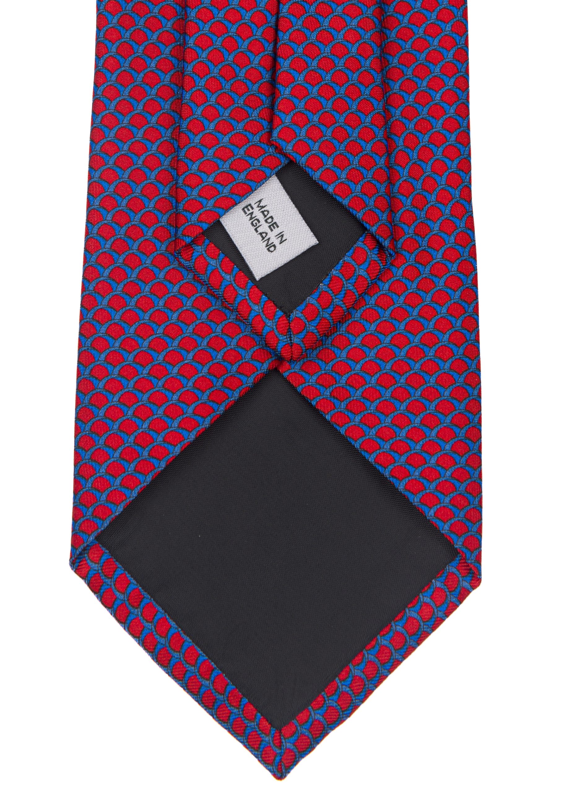 Roderick Charles men’s tie in red and blue colouring