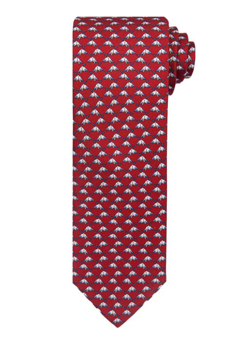 Roderick Charles London wine coloured tie