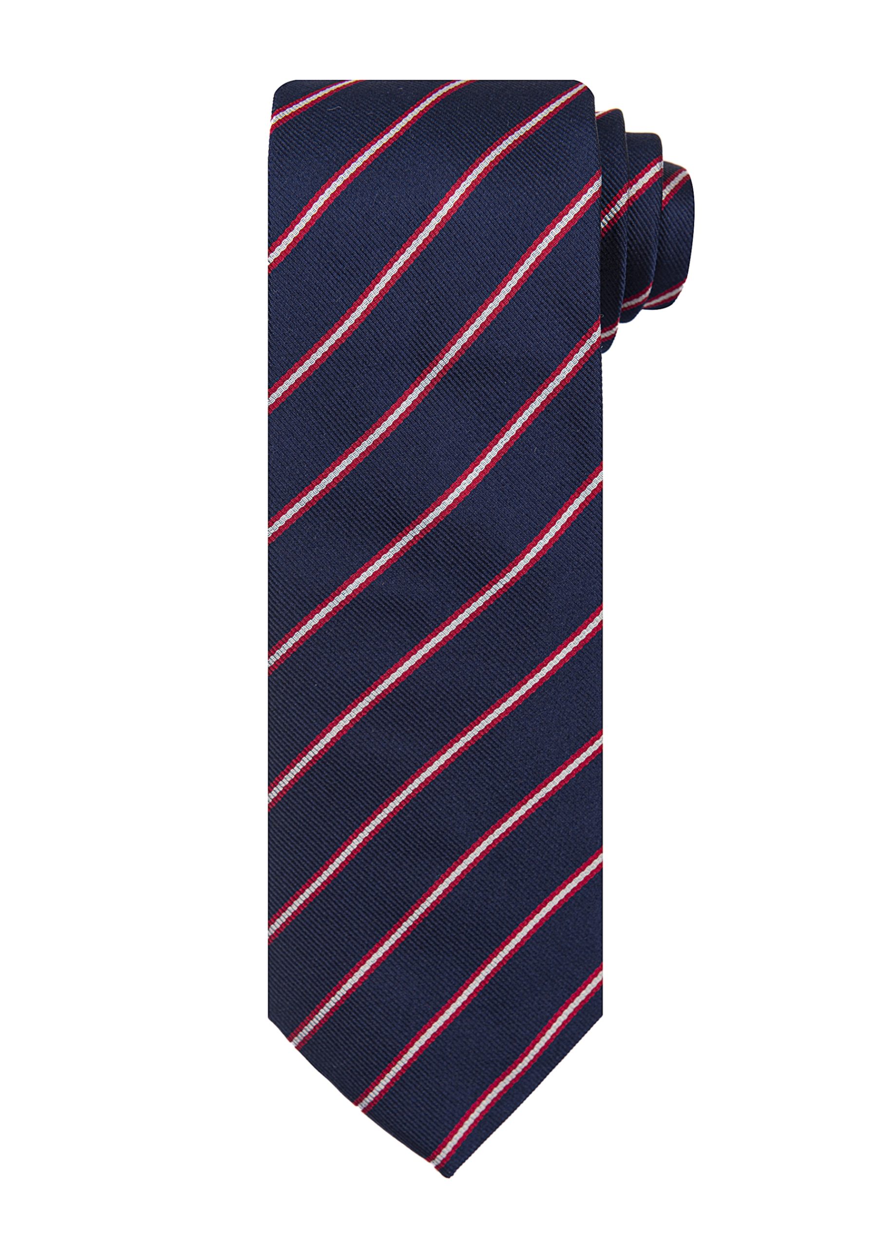 London tie silk red and navy