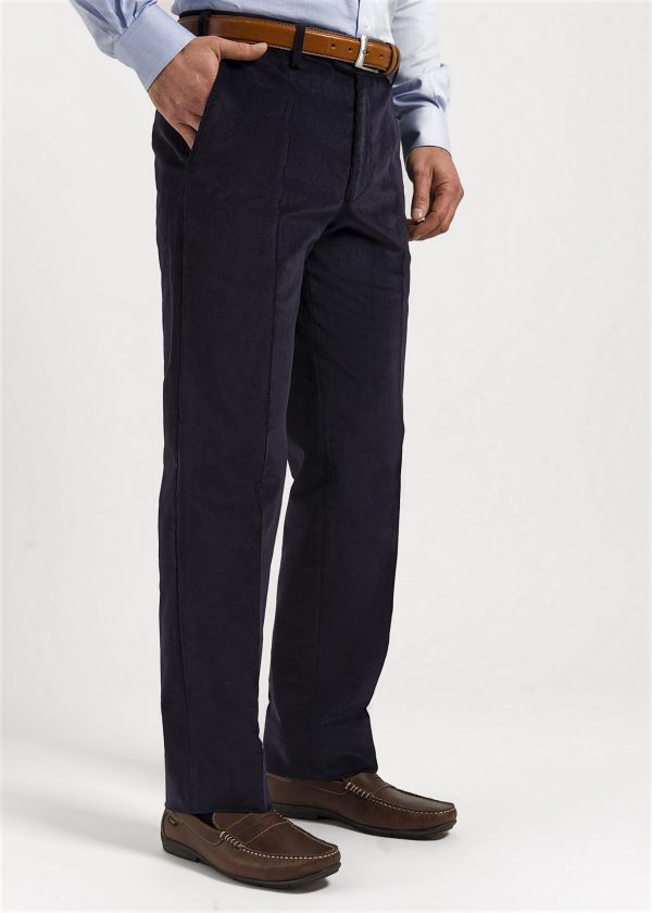 Roderick Charles navy cord trousers