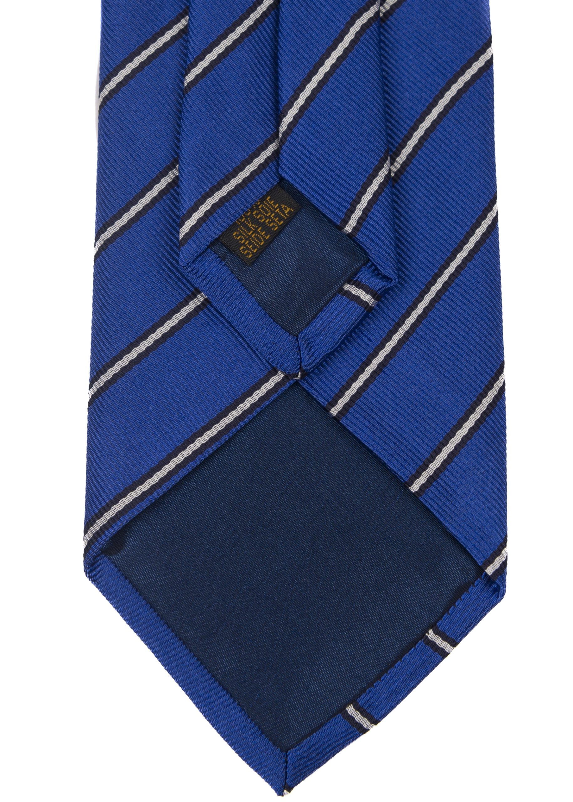 Roderick Charles navy and blue striped tie