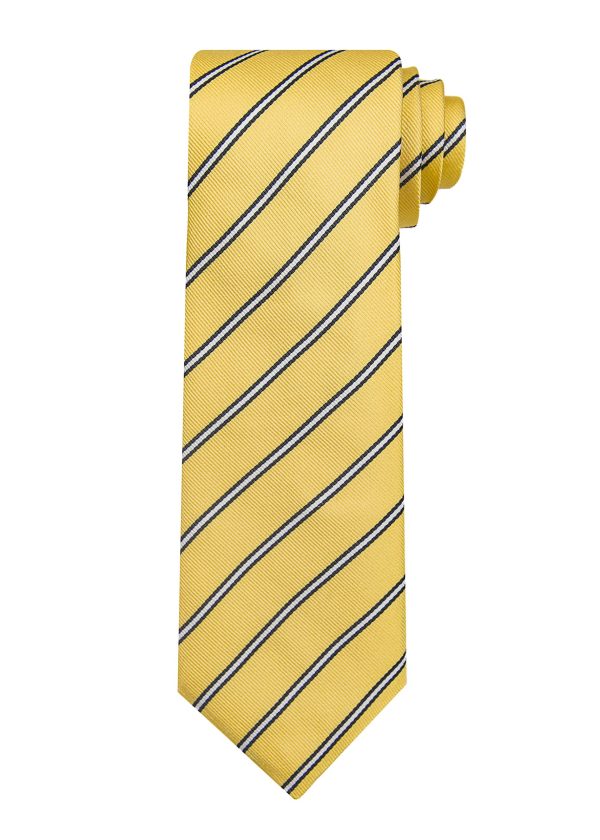 Roderick Charles yellow and navy tie