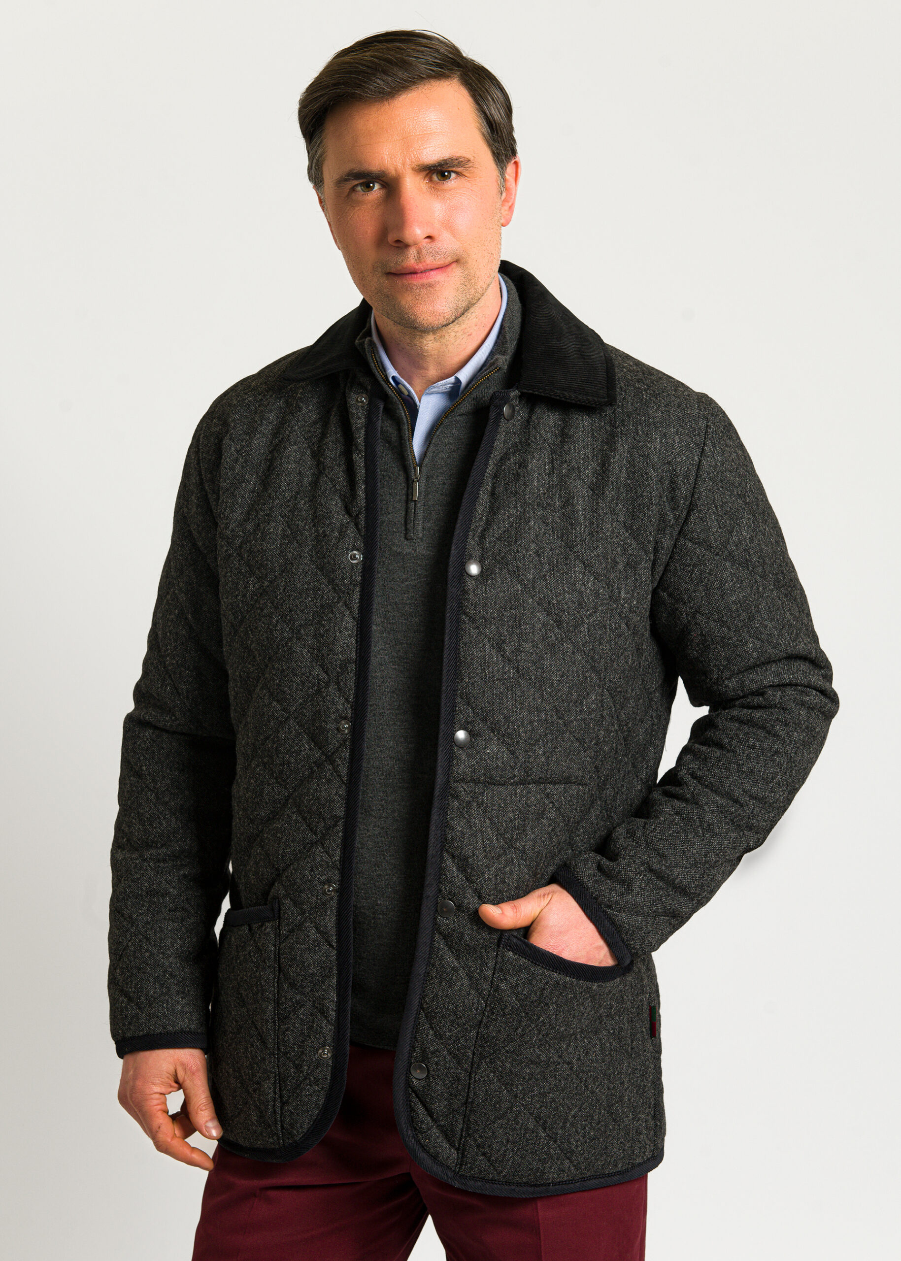 Mens-grey-quilted-smart-casual-jacket