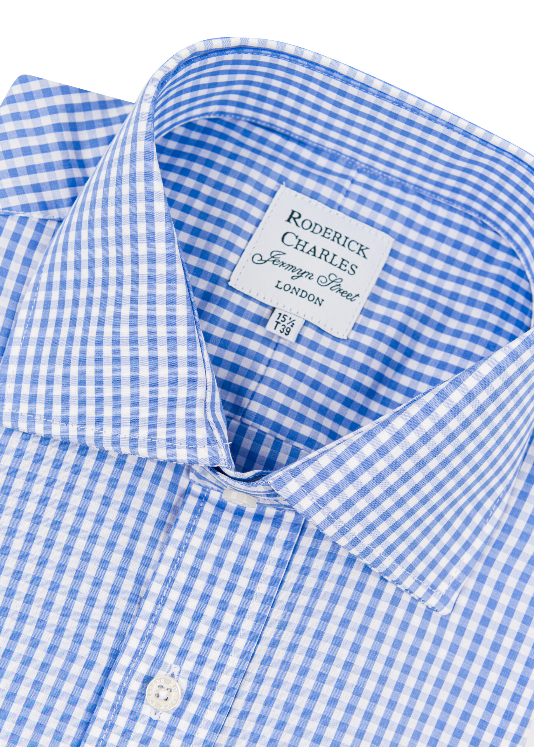 Chemise Paul Smith Manches Longues Gingham - Taille IT44, Blanc, Coton, Neuf Avec étiquettes