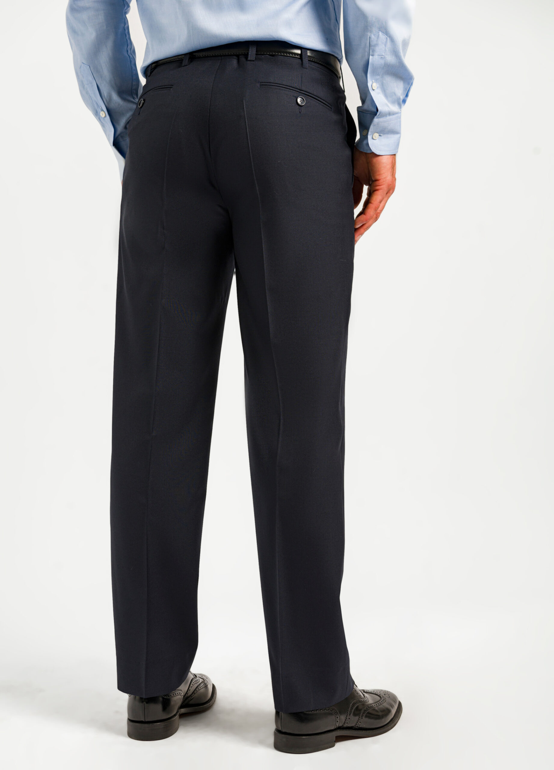 Navy formal light weight trousers seat