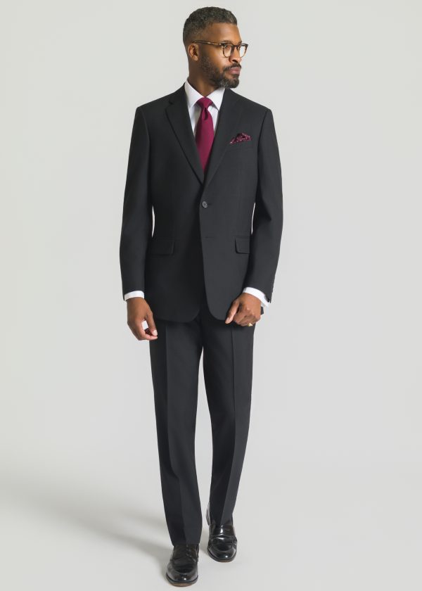 tailored-fit-black-wool-suit