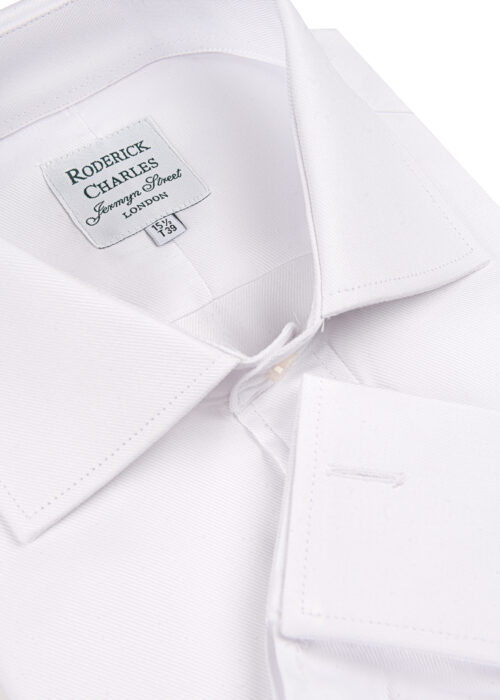 A simple but classic white Roderick Charles twill shirt