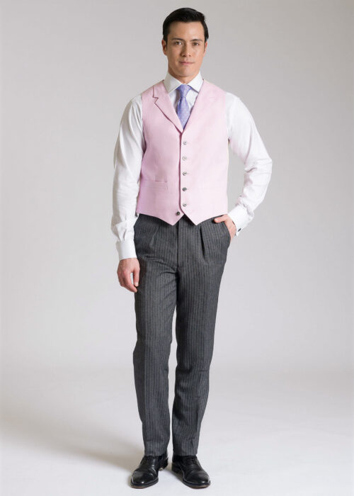 Pink Linen Waistcoat