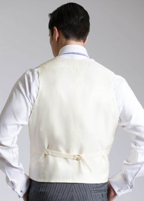 Pink Linen Waistcoat - Image 4