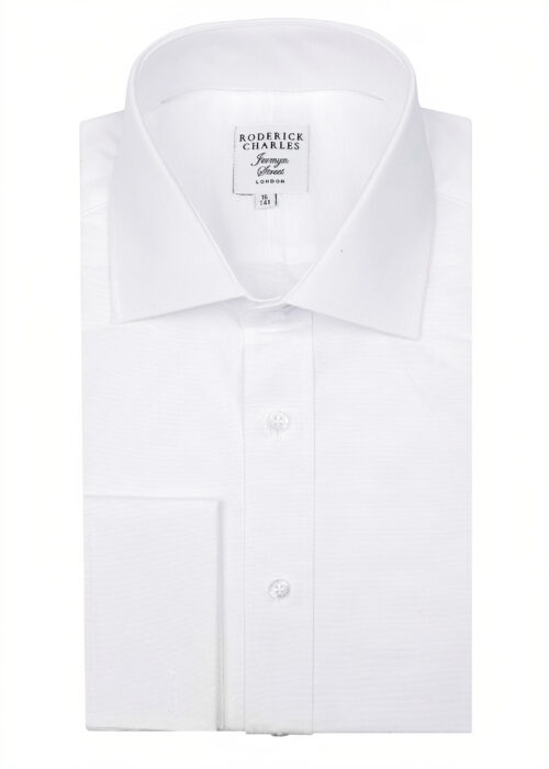 A white double cuff Roderick Charles shirt