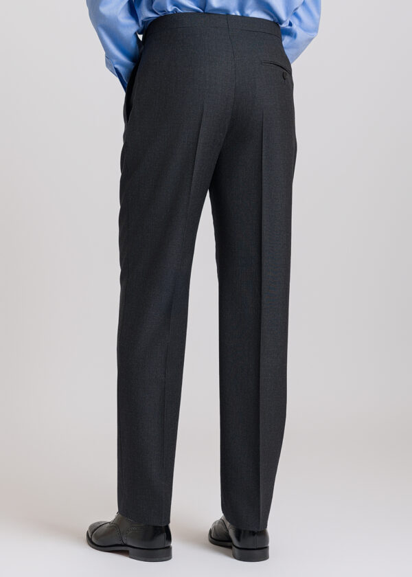 Plain grey lightweight suit trousers