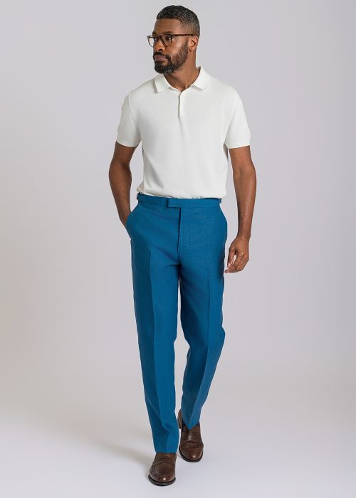 Blue Linen Trousers