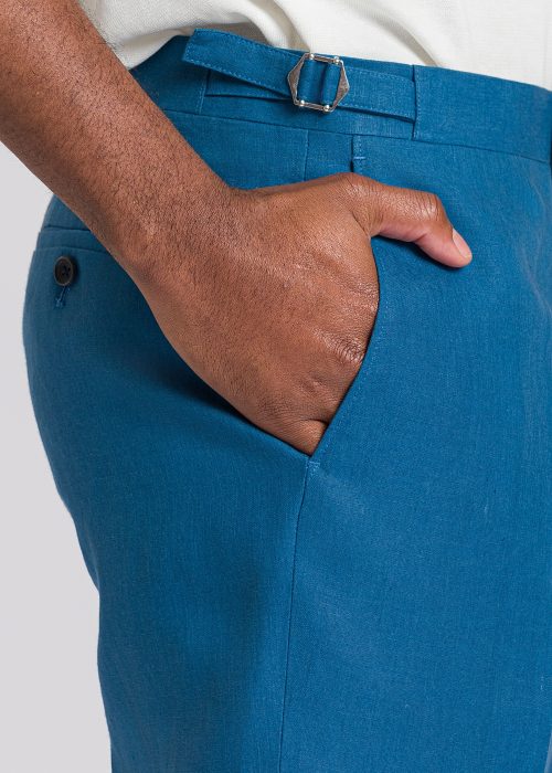 Blue Linen Trousers
