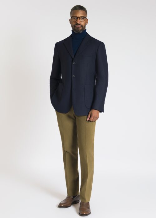 Veste Courte En Laine Roderick Charles - Vert à Carreaux - Taille 42 - Style Country