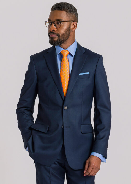 Tailored Fit Mid Blue Suit - New Arrival