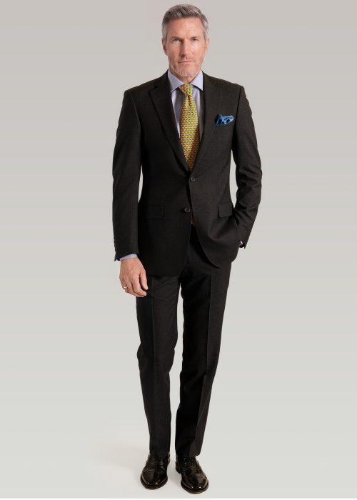 Tailored Fit Lightweight Plain Grey Suit